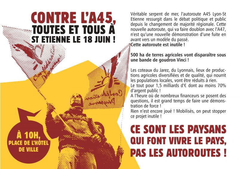 Histoire de l’abandon des grands projets inutiles (7) l’A 45 Saint-Étienne / Lyon