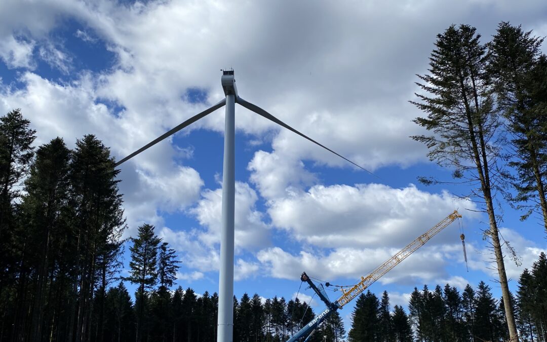 PNR DU HAUT LANGUEDOC :  les éoliennes de Saint Amans Valtoret cassées !